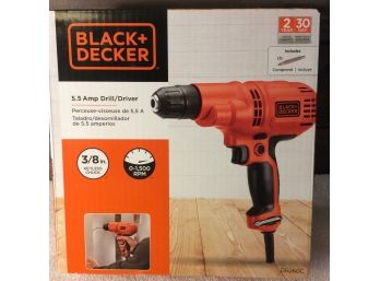 Black & Decker 5.5 Amp Drill - New In Box