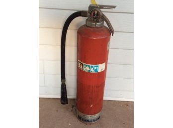Vintage Fire Extinguisher Heavy