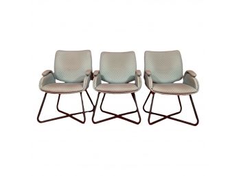 Three Vintage Modernist Accent Chairs