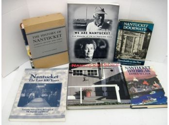 Group Of 6 Nantucket Related Books