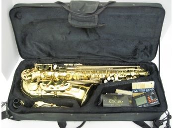 Nice Mendini By Cecilio Alto Saxophone With Case & Extras