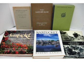 Group Of 6 Nantucket Related Books