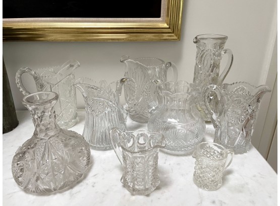 Large Collection Of Classic American Cut Glass & Crystal Serveware