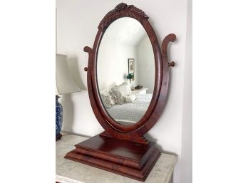 Antique Victorian Mahogany Vanity Mirror