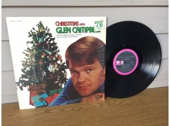 Christmas With Glen Campbell On 1968 Capitol Records Stereo. Vinyl Is Very Good Plus.