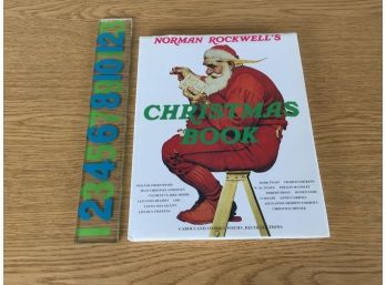 Norman Rockwell's Christmas Book. Wonderful 200 Page Beautifully Illustrated HC Book With Dust Jacket.
