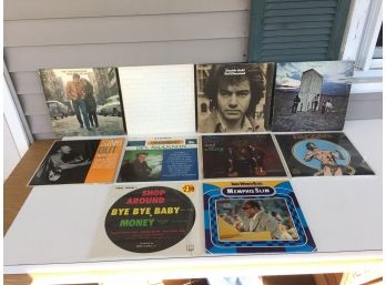 10 Rock Plus LP Records. The Who, Bob Dylan, Pink Floyd, Del Shannon, Memphis Slim, Pete Seeger.