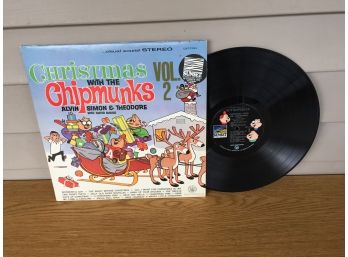 Christmas With The Chipmunks Vol. 2 On 1963 Sunset Records Stereo. Vinyl Is Very Good Minus.