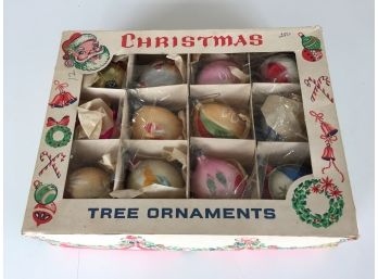 Lot Of Vintage Glass Christmas Tree Ornaments. (1)