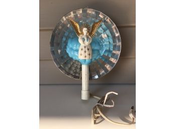 Vintage Light Up Angel Christmas Tree Topper. Works Beautifully!