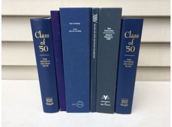 Six (6) Yale University Books. Class Of 1950, Thirtieth Reunion Yearbook 1950, Alumni Directories.