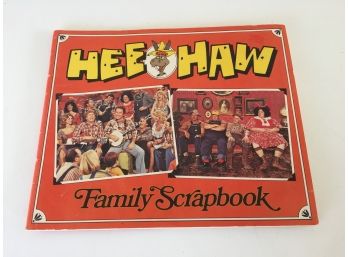 Vintage 1979 Hee Haw Family Television Show Scrapbook. Many Pages Of Text And Color Illustrations.