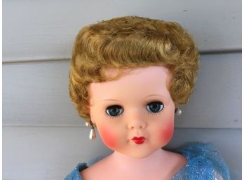 Vintage 1957 Beautiful Gail Doll. Unused In Original Box With Original Paperwork.  Approximately 30' Tall.