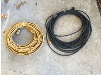 Two (2) Heavy Duty Extention Cords.