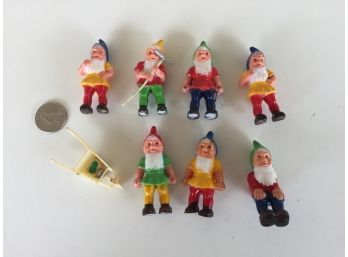 Group Of Vintage Gnomes, Elves Or Dwarfs.