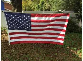 United States Of America Red, White And Blue 50 Star Flag. Sewn Stars. Measures 35' X 62'. Made In U.S.A. (2)