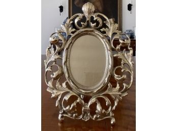 Virginia Metalcrafters Small Oval Filigree Picture Frame