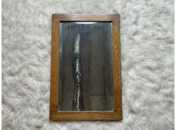 Oak Framed Wooden Mirror