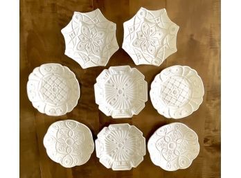 Eight Decorative Juliska Dessert Plates