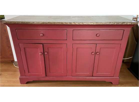 Two Drawer Four Door Country Side Board