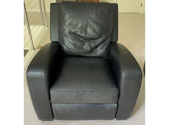 Crate And Barrel Leather Reclining Chair