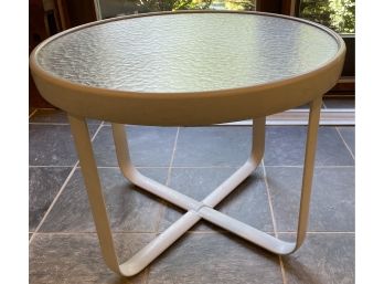 Round Metal Outdoor Table