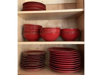 Miscellaneous Red Dishware