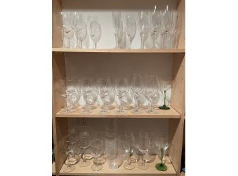 Large Lot Of Miscellaneous Glasses