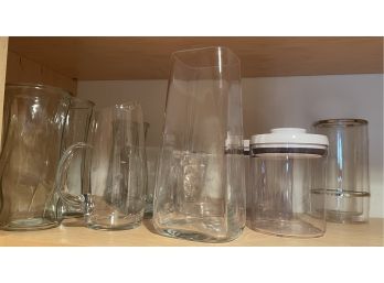 Pitcher, Vases, And Contianers