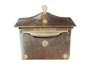 Vintage Brass Mailbox By Home Impressions With Key