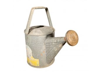 Vintage Dover Galvanized Watering Can With Copper Spout