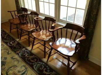 Pennsylvania House Captains Dining Chairs, Set Of 4