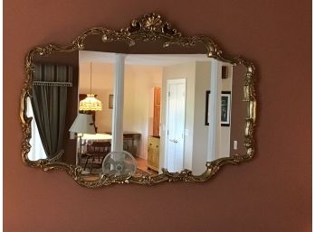 Oversized Ornate Brass Mirror, Carolina Mirror Co, Purchased From Wayside Furniture 57 X 39