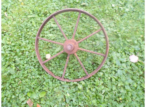 Antique Iron Wheel