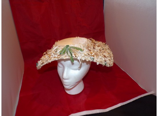 Women's Flower  Peddle Hat Vintage