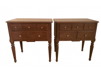 Pair Ethan Allen Side Tables
