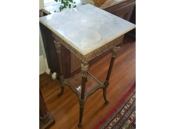 Square Marble Top Stand