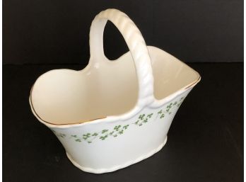 Handmade Fine Bone China Porcelain Basket Made In Ireland