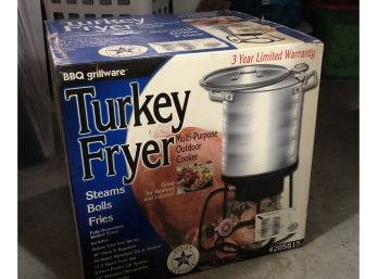 Turkey Fryer Outdoor Cooker In Original Unopened Box