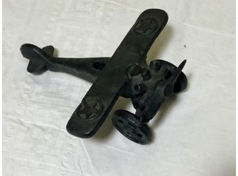 Vintage Cast Iron Airplane