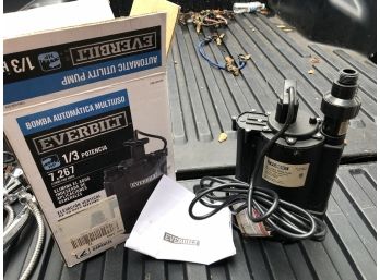 Everbilt Sump Pump - New. BLACK