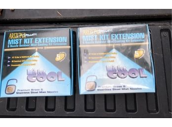 Two Boxes Of 'Mister Cool' Six-Nozzle Outdoor Mist Cooling Kit Extension By Arizona - New