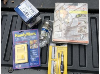 Grouping Of 5 Miscellaneous Home Repair Items And Tools - All In Unopened Packaging