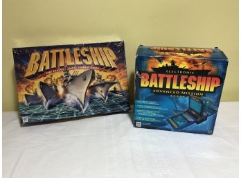 Two (2) Battleship Games Classic And Electronic