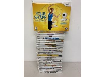 Collection Of Wii Video Games