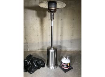 Like New PATIO HEATER - One Year Old With One Propane Cylinder & FULL Cover - ALL IN GREAT CONDITION !