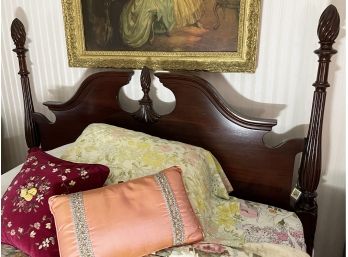 Mahogany 4-post Antique Bed Full Size
