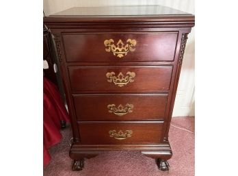 Mahogany Bedside Tables With Drawers (Set Of 2)