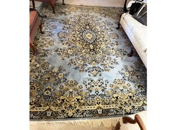 Oriental Area Rug Blue And Gold