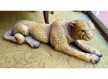 Vintage Leopard Statue